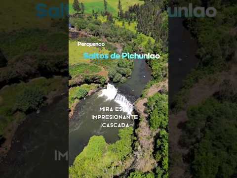 Salto de Pichunlao 📍 Perquenco #cascada #araucania #surdechile #luisrogeliog #drongelio