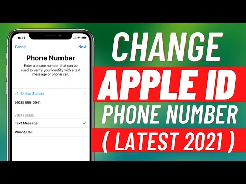 ( APPLE ID PHONE NUMBER CHANGE ) How To Change Phone...