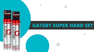 Gatsby Set and Keep Spray Super Hair Spray - গ্যাটসবি সেট এবং কিপ স্প্রে সুপার হার্ড হেয়ার স্প্রে