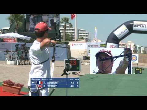 Thomas Aubert v Simon Terry – recurve men's gold | Antalya 2009 Archery World Cup S3