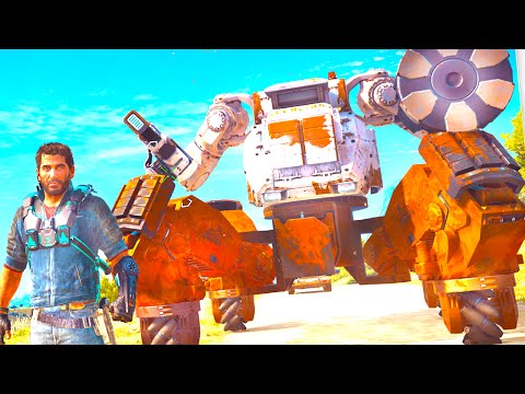 NEW INSANE Just Cause 3 DLC!! MECH Assault!!