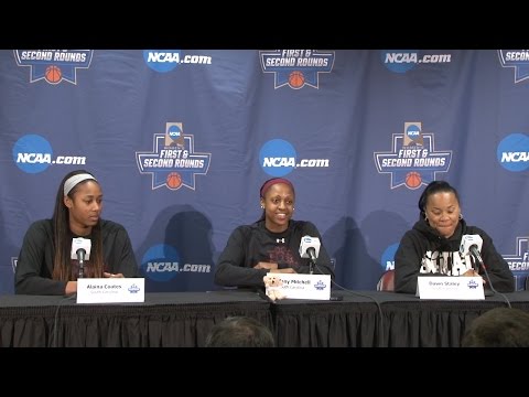 Alaina Coates, Tiffany Mitchell, Dawn Staley NCAA Tournament Press Conference — 3/17/16