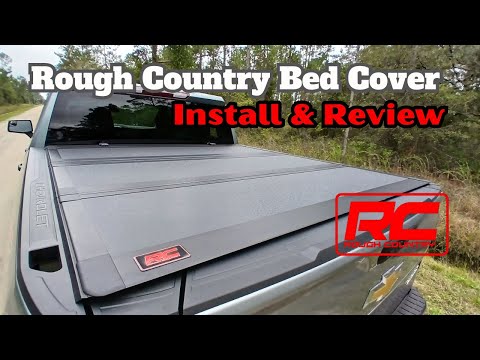Rough Country Hard Tri-Fold Flip Up Pickup Truck Bed Cover | Unboxing, Install & Review