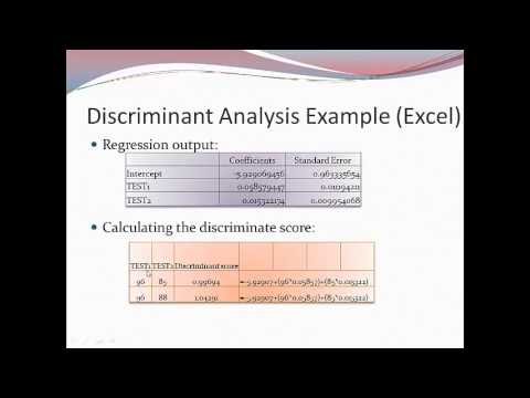 365, ch 10 discriminant analysis & logistic regression