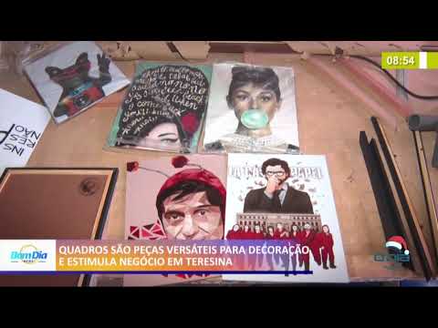 Quadros são peças versáteis para decoração e estimula negócio em Teresina 23 12 2020