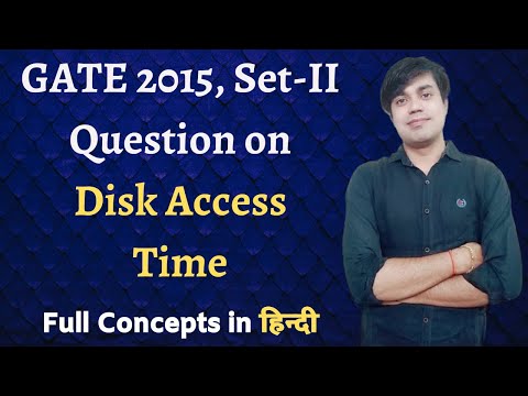 GATE 2015, Set-II Question on Disk Access Time