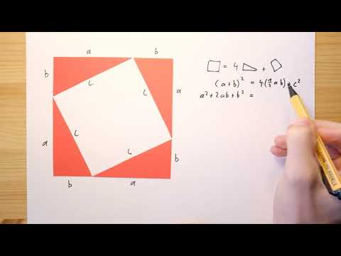 3 Beweise für den Satz des Pythagoras einfach erklärt | Mit Stift und Papier