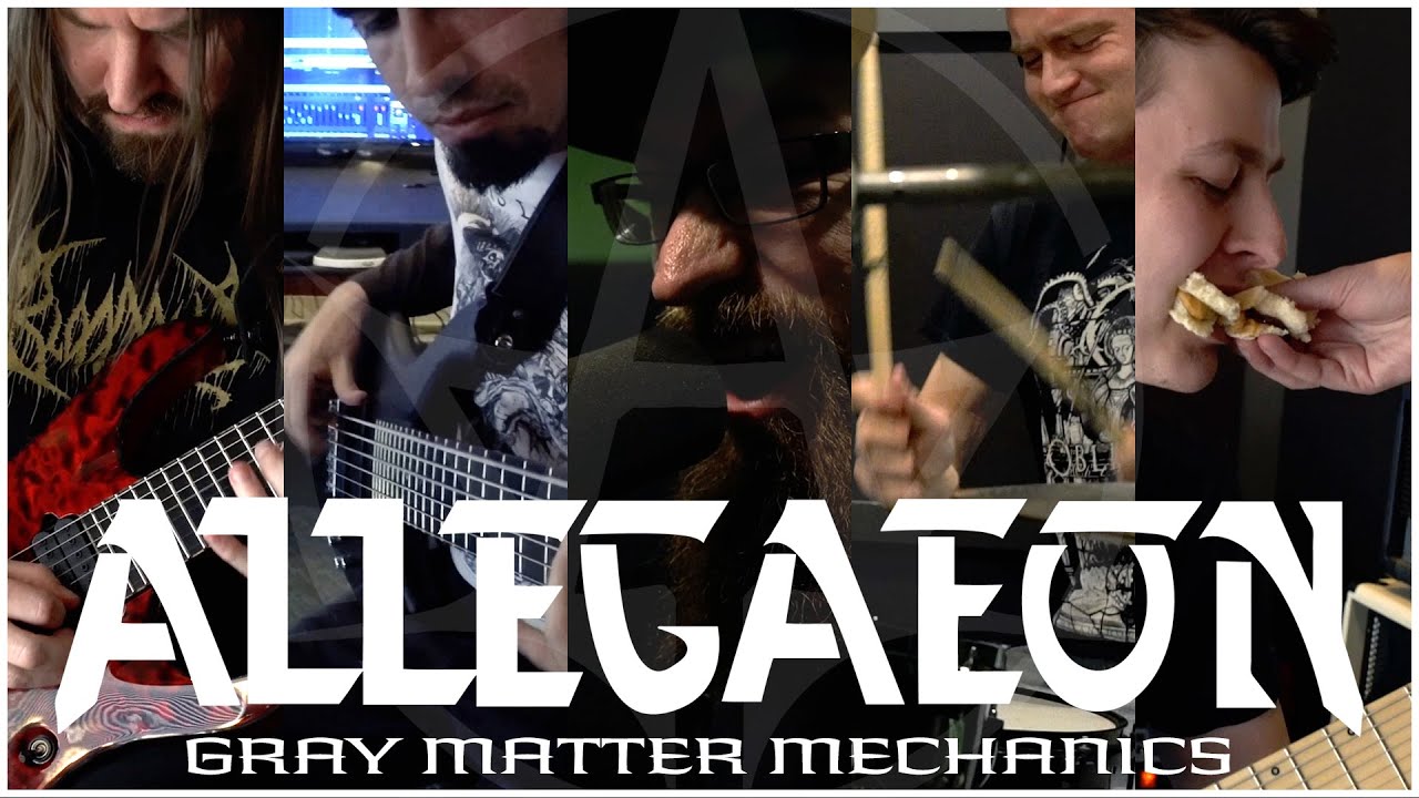 Allegaeon - Gray Matter Mechanics (FULL BAND PLAY THROUGH) - YouTube