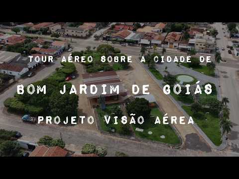 BOM JARDIM DE GOIÁS, PROJETO VISÃO AÉREA - TOUR AÉREO SOBRE A CIDADE.