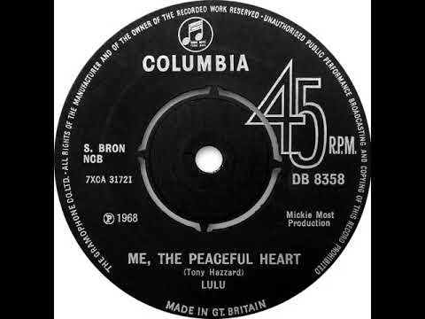 UK New Entry 1968 (43) Lulu - Me, The Peaceful Heart