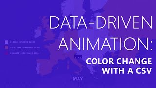 Change color over time using a CSV file in After Effects