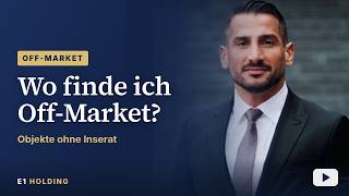 Wie finde ich Off-Market-Immobilien heute? Objekte, die nie inseriert werden