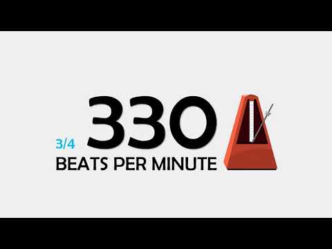 330 BPM 3/4 Metronome