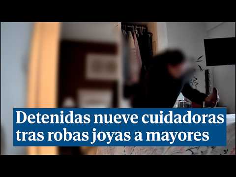 Nou cuidadores detingudes després de robar joies a grans i aconseguir un botí de mig milió d'euros