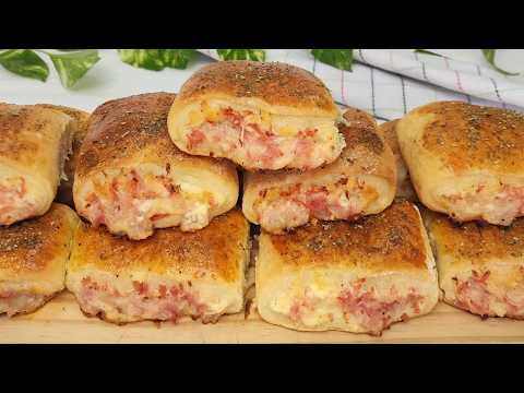 JOELHO ou ENROLADINHO DE PRESUNTO E QUEIJO MASSA FOFINHA - TAMIRES MOTA