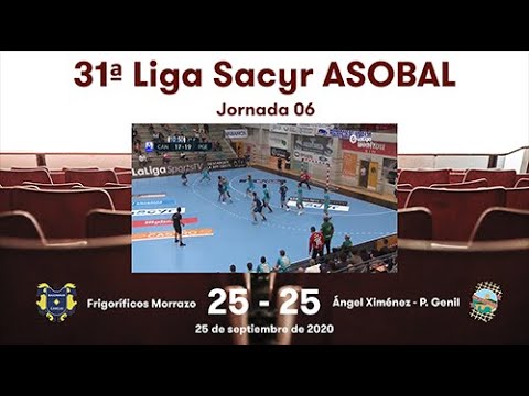 31ª Liga Sacyr ASOBAL J06: Frigoríficos Morrazo - Ángel Ximénez - P. Genil 25-25
