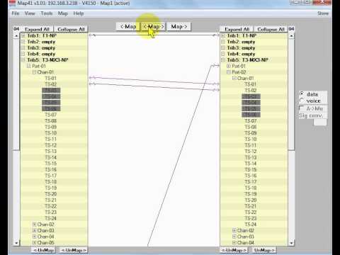 Map41 DS3 to DS3 ad DS3 to T1