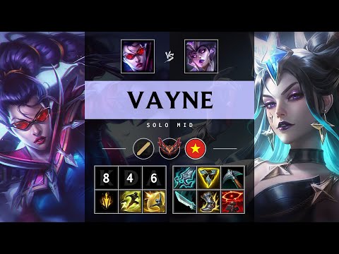 Vayne Mid vs Syndra - VN Grandmaster Patch 25.14