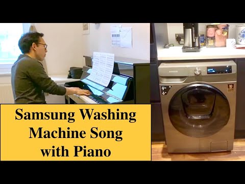Samsung Washing Machine Song with Piano [Franz Schubert's "Die Forelle"]