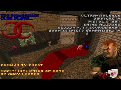DWMegawad Club Playthrough: Community Chest (+MIDI Pack) - MAP17 - Infliction Of Hate