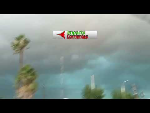 Violento temporal en Mocoretá Corrientes #temporal