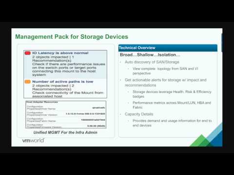 VMworld 2015: MGT5245 - vRealize Operations Insight  Manage vSphere and Your Entire Data Center...