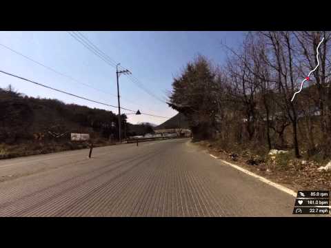 Wee Cycling in Ulsan with speedy Goran