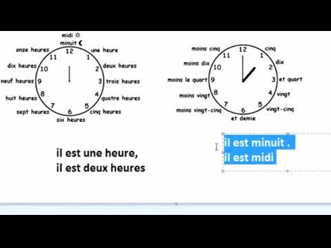 MESONI 21/32 - ORA NE FRENGJISHT - APPRENDRE L'HEURE EN FRANCAIS
