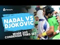 Novak Djokovic vs Rafael Nadal Thrilling Deciding Set In Full! | Miami 2011 Final Highlights