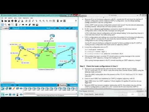 10.2.4.3 Packet Tracer - Troubleshoot Multiarea OSPFv2