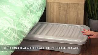 Wham® Home Upcycled Plastic Storage Boxes - Recycled Plastic