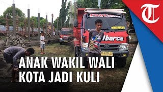 Viral Anak Wakil Wali Kota Tidore Muhammad Rafdi Marajabessy Kerja Jadi Kuli Banguanan