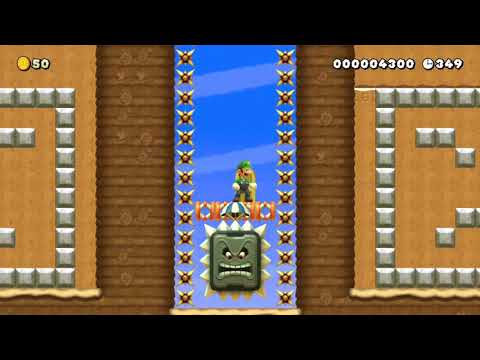 Super Mario Maker 2 Level Showcase: Relic Thwomps Temple