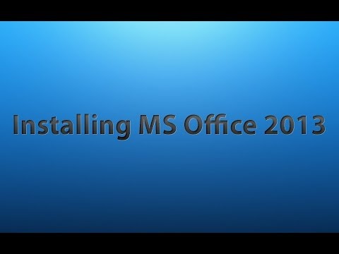 comment installer microsoft office