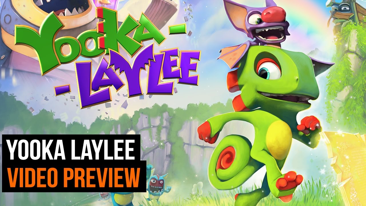 Yooka Laylee gameplay preview - hands-on - YouTube