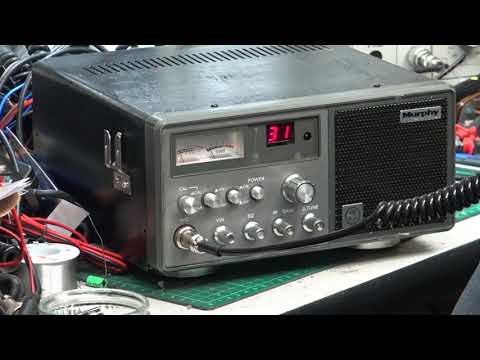 Murphy CBH1500 UK CB27/81 CB radio (base) -  On The Air test