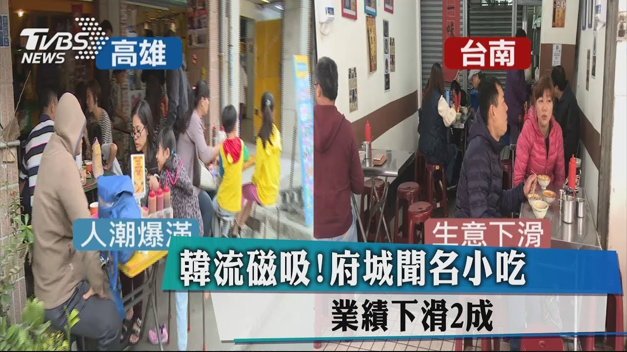 韓流磁吸! 府城聞名小吃業績下滑2成