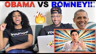 Epic Rap Battles Of History &quot;Barack Obama vs Mitt Romney&quot; Reaction!!