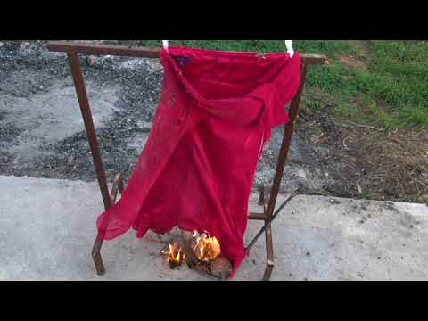 33  -red2 dress burn