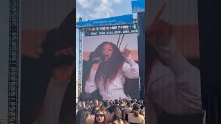 Ravyn Lenae performing The Night Song in San Antonio, TX #ravynlenae #marchmadness2025 #concert