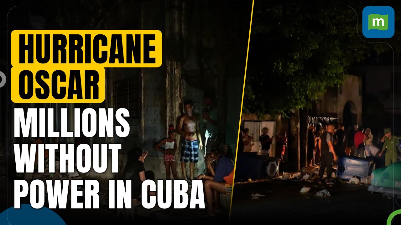 Hurricane Oscar Pounds Cuba With Heavy Rain, Millions Without Power After Second Grid Collapse |N18G