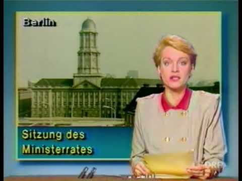 Aktuelle Kamera 02.11.1989 – Ministerratssitzung & Rücktritt Margot Honecker