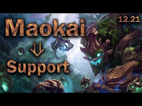 Maokai vs Nautilus | Support | Full game | League of Legends - patch 12.21