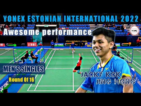 MAS🇲🇾 Jacky Kok Jing Hong Def FIN🇫🇮 Joakim Oldorff - Estonian International 2022