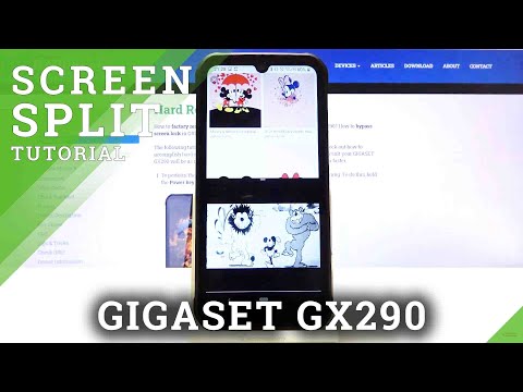 How to Enter Split Screen on GIGASET GX290 – Double Screen