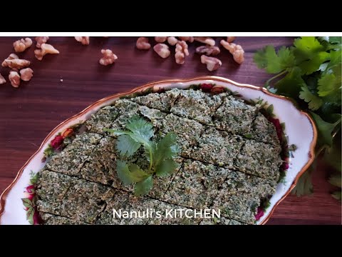 Spinach Walnut Dip - Georgian Ispanakhis Pkhali Recipe
