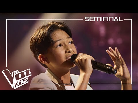 Santiago Saavedra canta "Ya me enteré" | Semifinal | La Voz Kids 2025