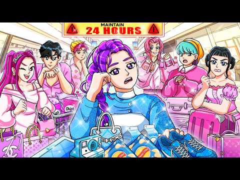 TRAPPED IN DETENTION for 24 Hours | KPop Demon Hunters Animation