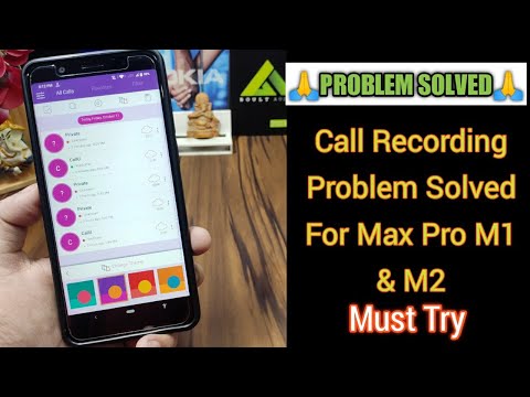 Call Recording problem solved for Max Pro M1 & M2 | Must Try ❤️