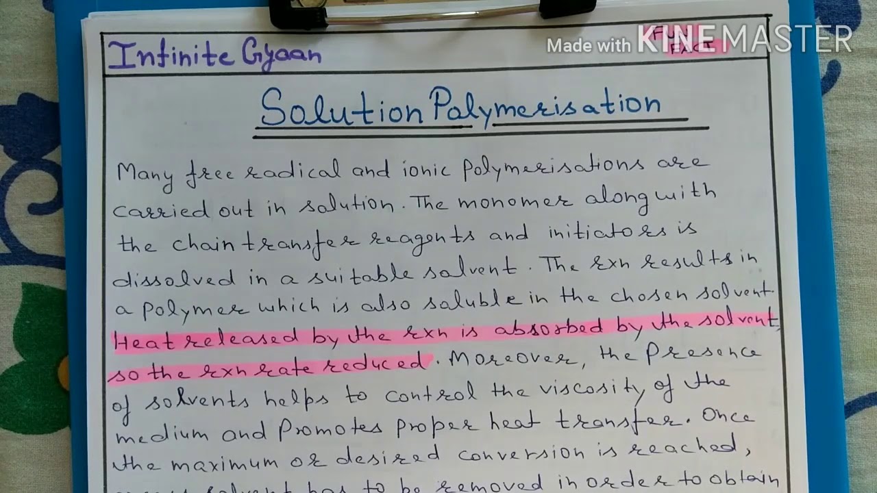Solution Polymerization